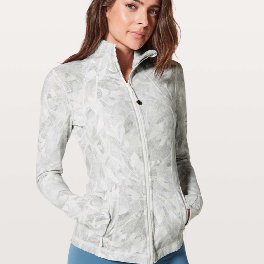 Lululemon Define Jacket White Pattern